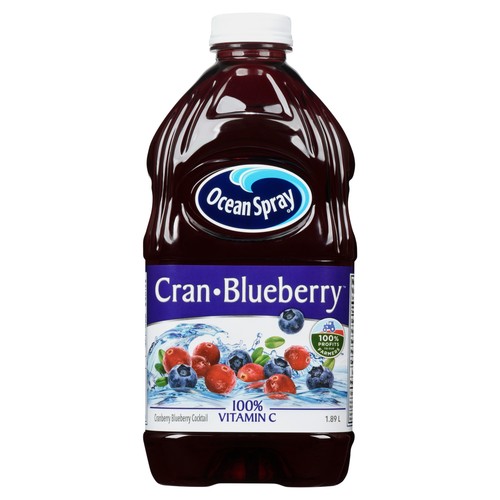 Ocean Spray Juice Cocktail Cranberry Blueberry 1.89 L (bottle)