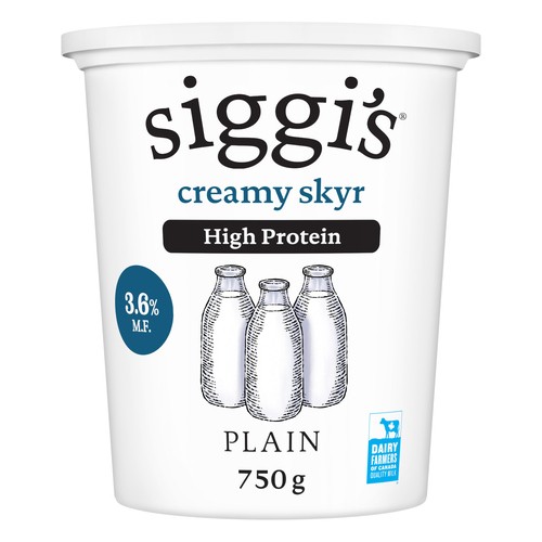Siggi's Skyr Yogurt 3.6% Plain 750 g