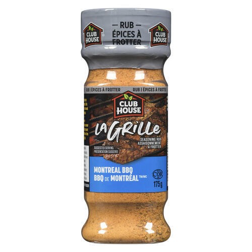 Club House La Grille Seasoning Rub Montreal BBQ 175 g