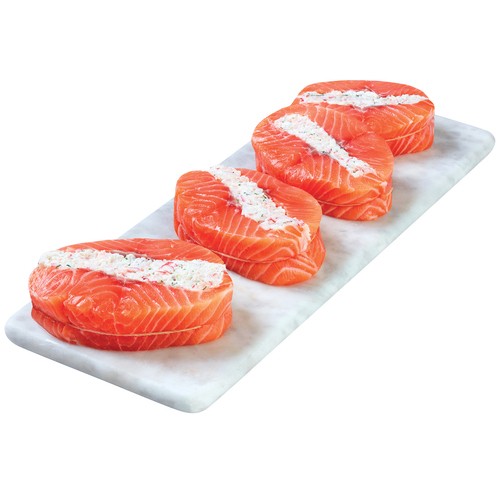 Atlantic Salmon With Shrimp & Imitation Crab Roasted 