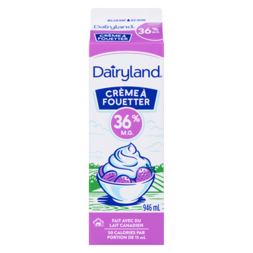 Dairyland 36 Whipping Cream 946 ml Voilà Online Groceries & Offers
