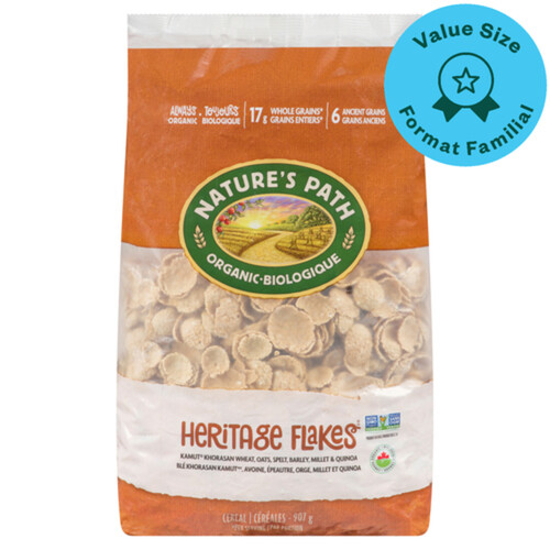 Nature's Path Organic Cereal Heritage Flakes 907 g