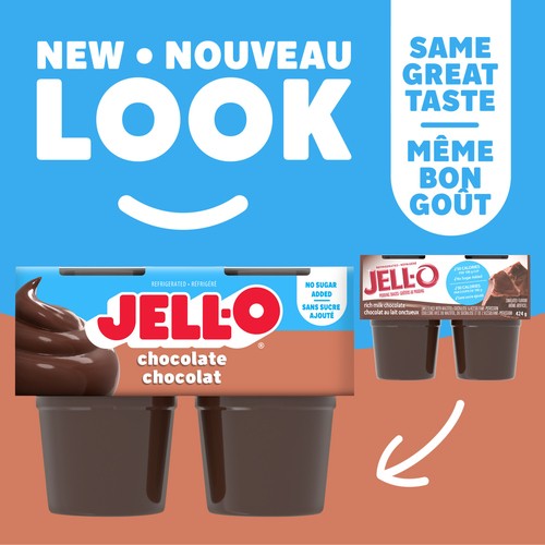 Jell-O Sugar-Free Pudding Snacks Chocolate 424 g