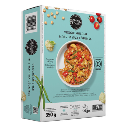 Strong Roots Frozen Meal Veggie Masala 350 g