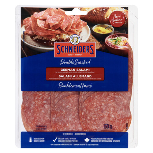 Schneiders Low Sodium Deli Sliced German Salami 150 g