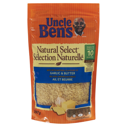 Ben's Original Natural Select Rice Garlic & Butter 397 g