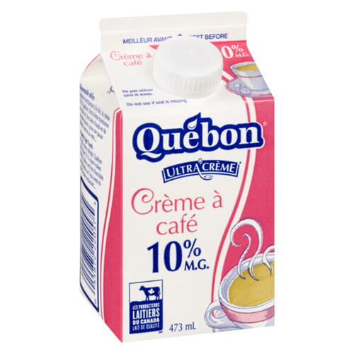 Quebon 10% Coffee Cream 473 ml