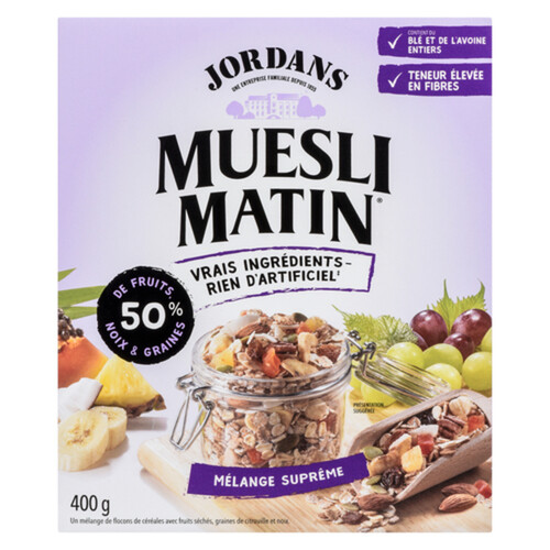 Jordans Muesli Cereal Supreme Medley 400 g Voilà Online Groceries