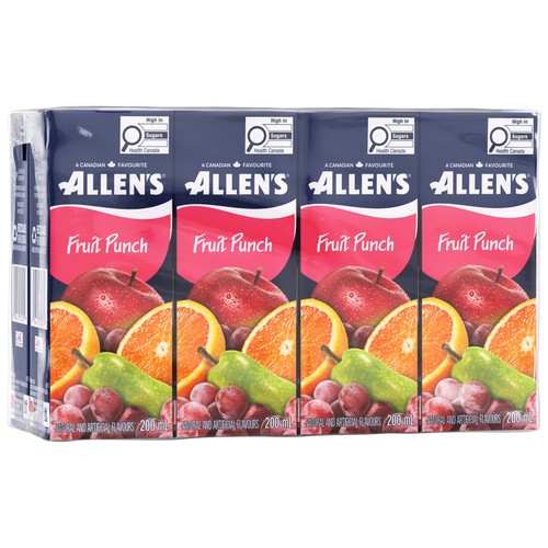 Allen's Juice Fruit Punch 8 x 200 ml