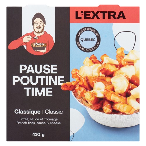 MS3Food - Poutine Day Everyday Frozen Entree L'Extra Pause Poutine Time Classic 410 g