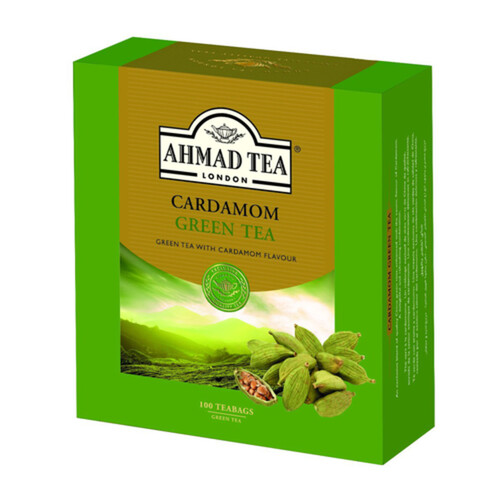 Ahmad Green Tea With Cardamom 100 EA