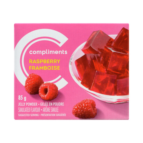 Compliments Jelly Powder Raspberry 85 g