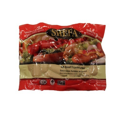 Shefa Cocktail All Beef Frankfurter 450 g
