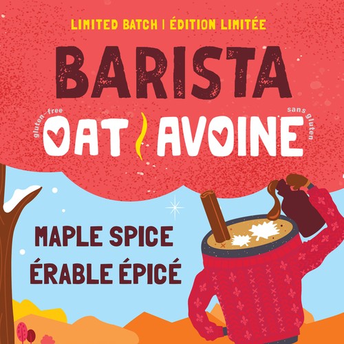 Earth's Own Gluten-Free Oat Milk Alternative Maple Spice Limited Batch 946 ml