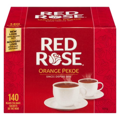 Red Rose Black Tea Orange Pekoe 140 Tea Bags