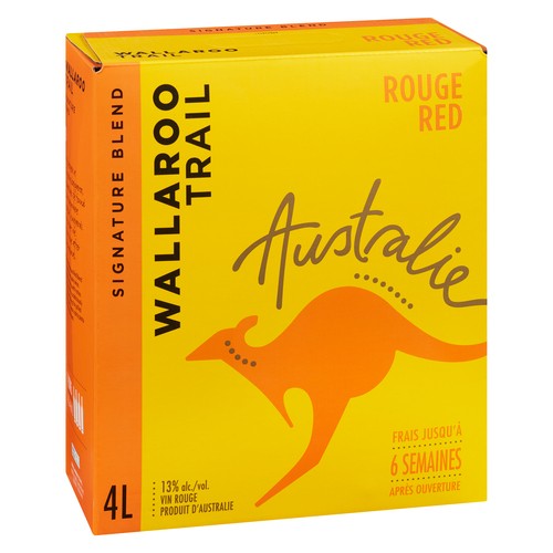 Wallaroo Trail Red Wine Bin 717 13% Alcohol 4 L