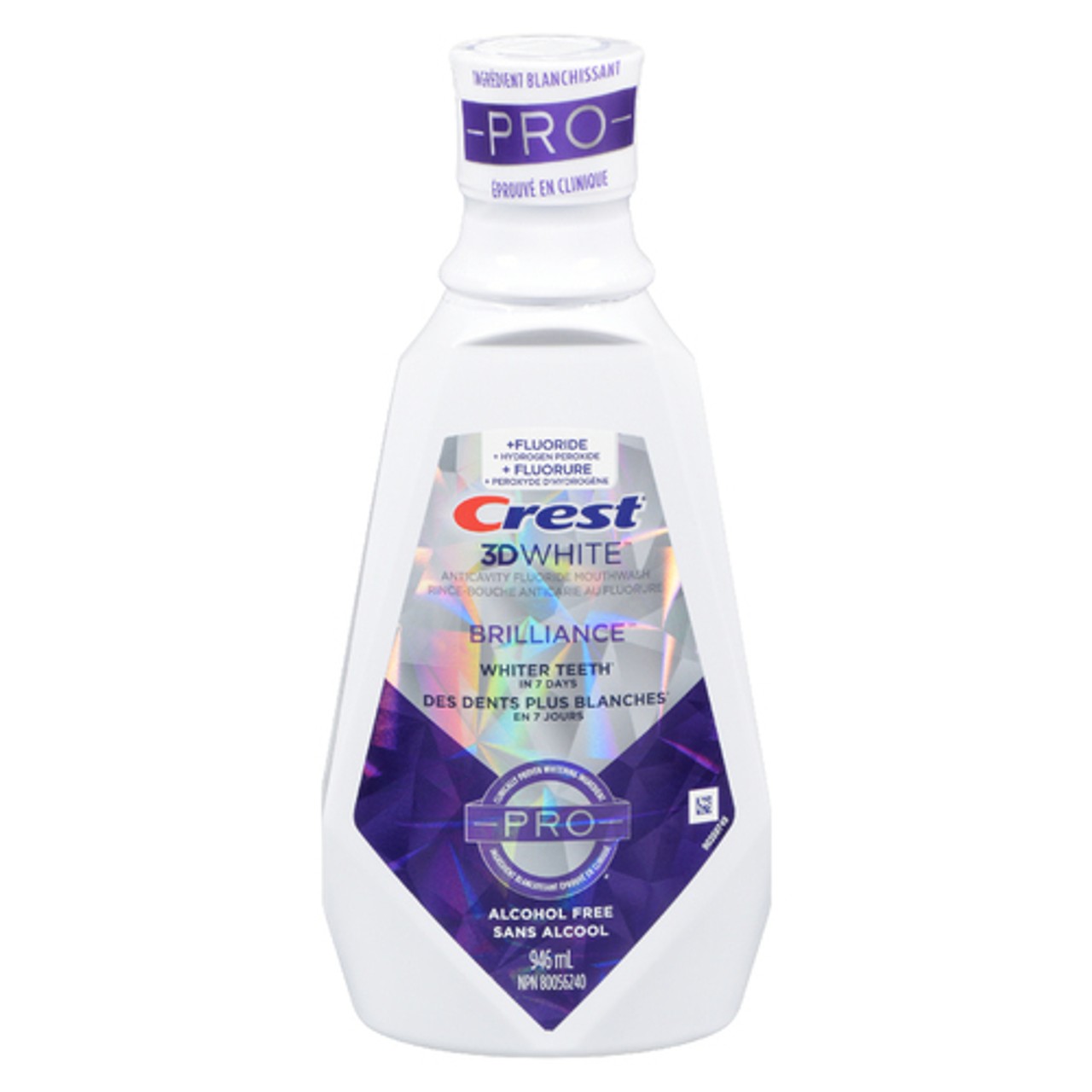 Crest 3D White Brilliance Pro Rinse 946 ml - Voilà Online Groceries ...