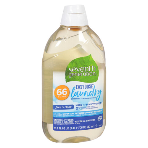 Seventh Generation Liquid Laundry Detergent Ultra Concentrated Easy Dose 683 ml