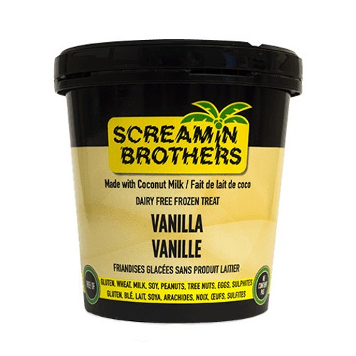 Screamin Brothers Dairy-Free Frozen Treat Vanilla 473 ml