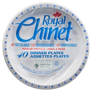 Royal Chinet Luncheon Plate, 40 Plates 