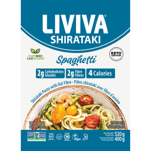 Liviva Shirataki Spaghetti Pasta With Oat Fibre 400 g