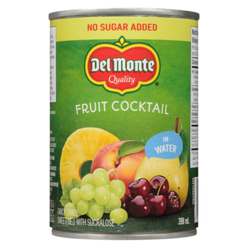 Del Monte No Sugar Added Fruit Cocktail Pack In Water 398 ml