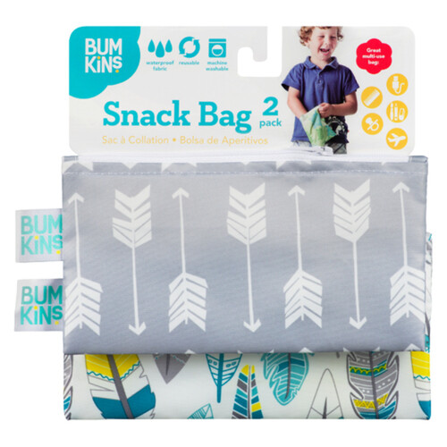 Bumkins Snack Bags Assorted 2 Pack 