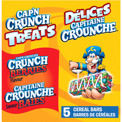 Cap'n Crunch Cereal Bars Berries 110 g