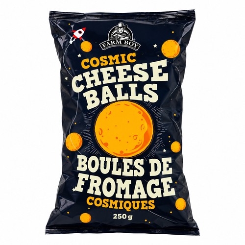 Farm Boy Snacks Cosmic Cheese Balls 250 g