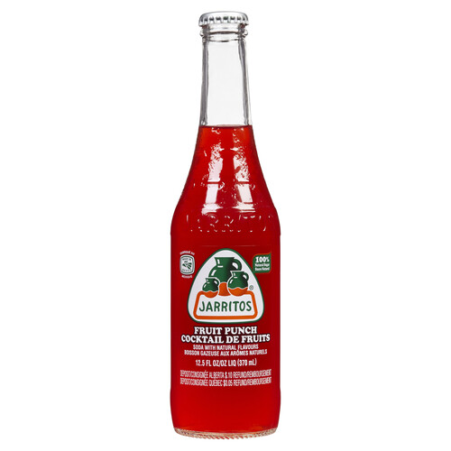 Jarritos Soft Drink Fruit Punch 370 ml (bottle)