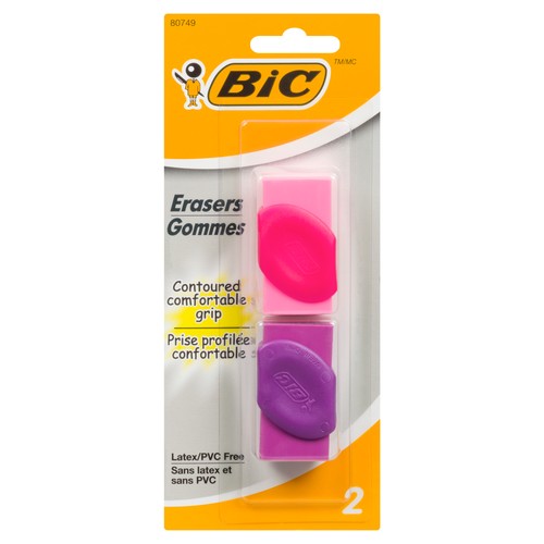 Bic Erasers 2 Pack