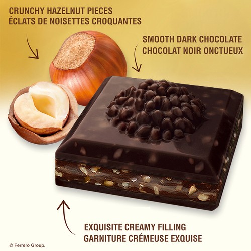 Ferrero Canada Tablet Bar Dark Chocolate Hazelnut 90 g