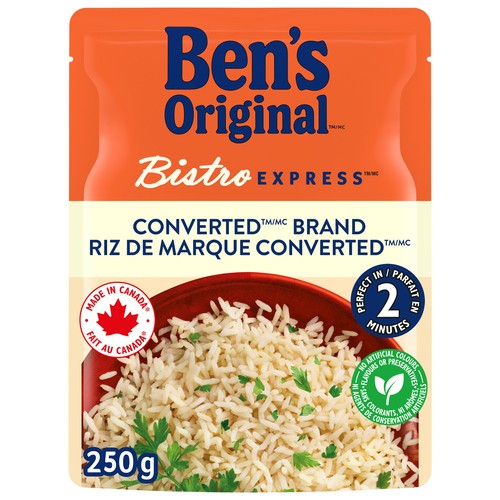 Ben's Original Bistro Express White Rice Converted Long Grain 250 g