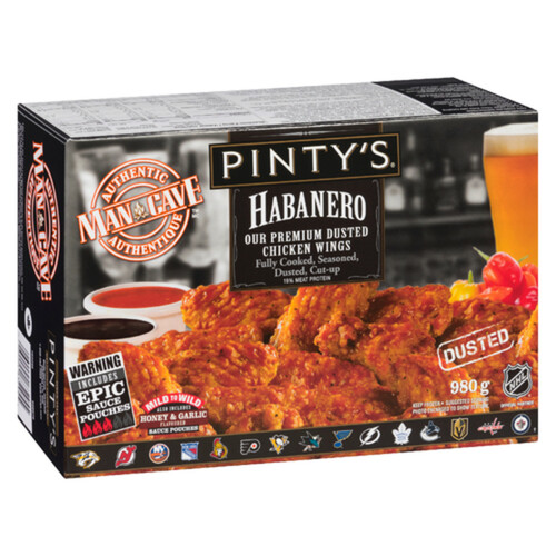 Pinty's Frozen Dusted Chicken Wings 980 g