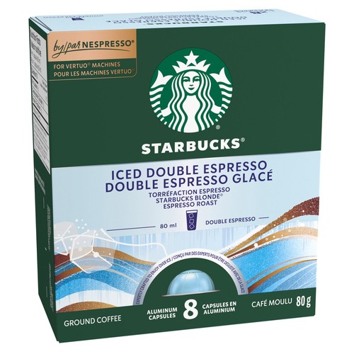 Starbucks Iced Double Espresso For Nespresso Vertuo 80 g