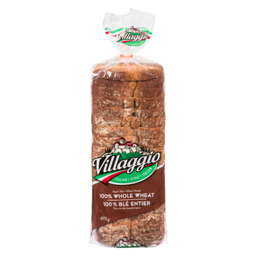 Ben's Villaggio Ultra Soft 100% Whole Wheat Bread 675 g