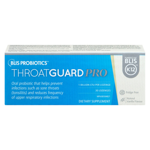 BLIS Probiotics ThroatGuard Pro Lozenges Dietary Supplement 30 Count