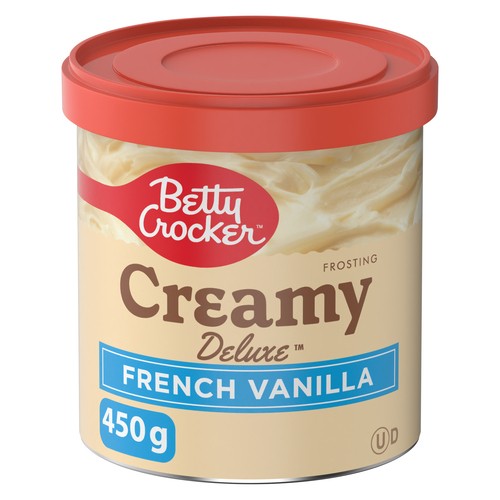Betty Crocker Gluten-Free Creamy Deluxe Frosting French Vanilla 450 g
