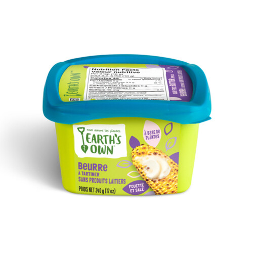 Earth's Own Dairy-Free Plant-Based Butter Salted 340 g