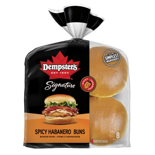 Dempster's Buns Spicy Habanero 8 x 63 g