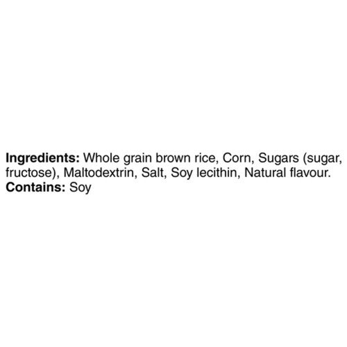 Quaker Crispy Minis Gluten-Free Brown Rice Cakes Caramel Corn 186 g