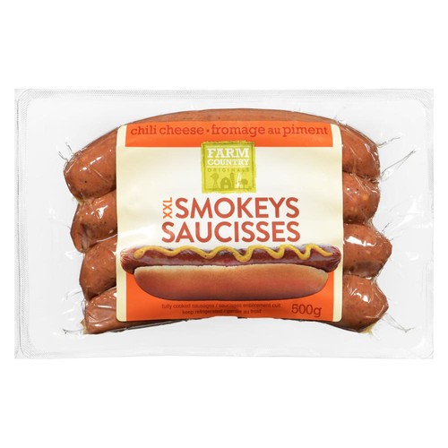 Farm Country Hot Dog Chili Cheese 500 g