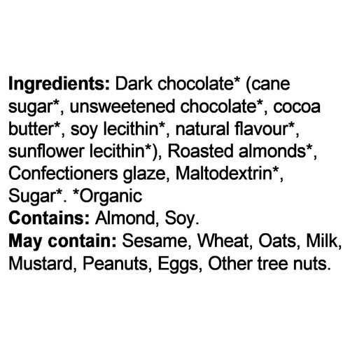Left Coast Organics Organic Dark Chocolate Almonds 300 g