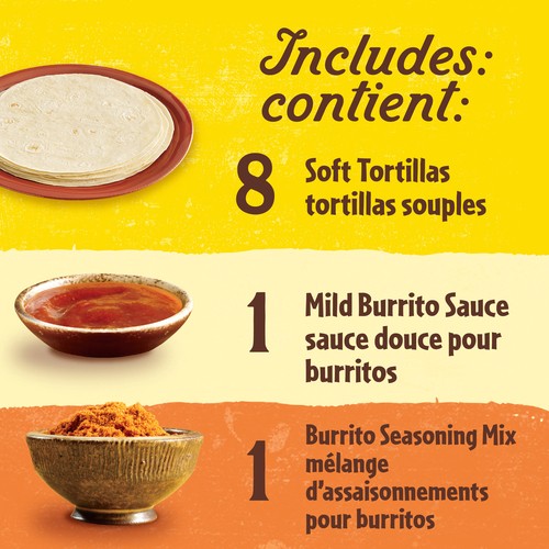 Old El Paso Dinner Kit Burrito 510 g