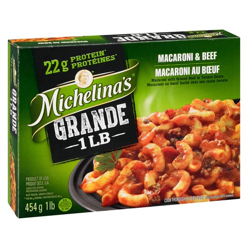 Michelina's Frozen Macaroni & Beef Grande 454 g