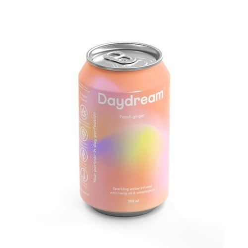 Daydream Sparkling Water Peach Ginger 355 ml (can)