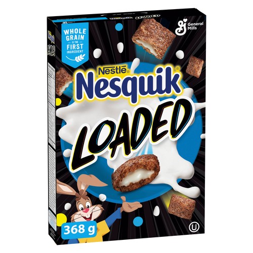 Nestlé Nesquik Loaded Cereal Chocolate With Vanilla Crème 368 g