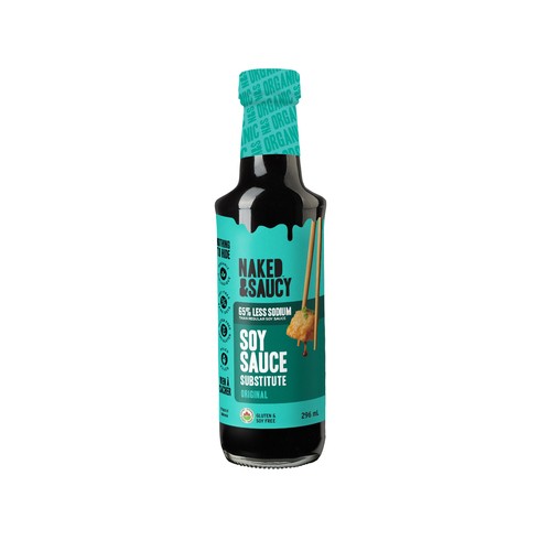 Naked Natural Foods Organic Gluten-Free Black Soy Sauce Substitute 296 ml