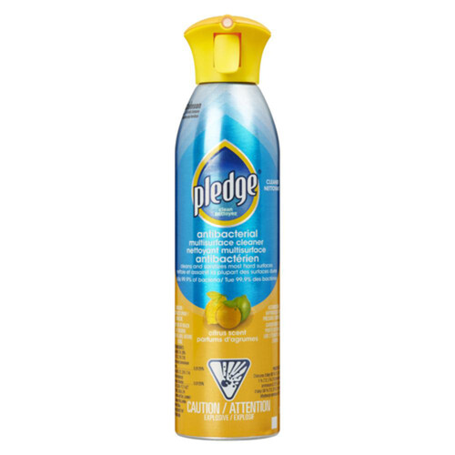 Pledge Multi Surface Disinfect Citrus 275 g