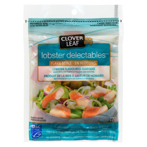 Clover Leaf Lobster Delectables Flakes Flavoured Seafood 227 g